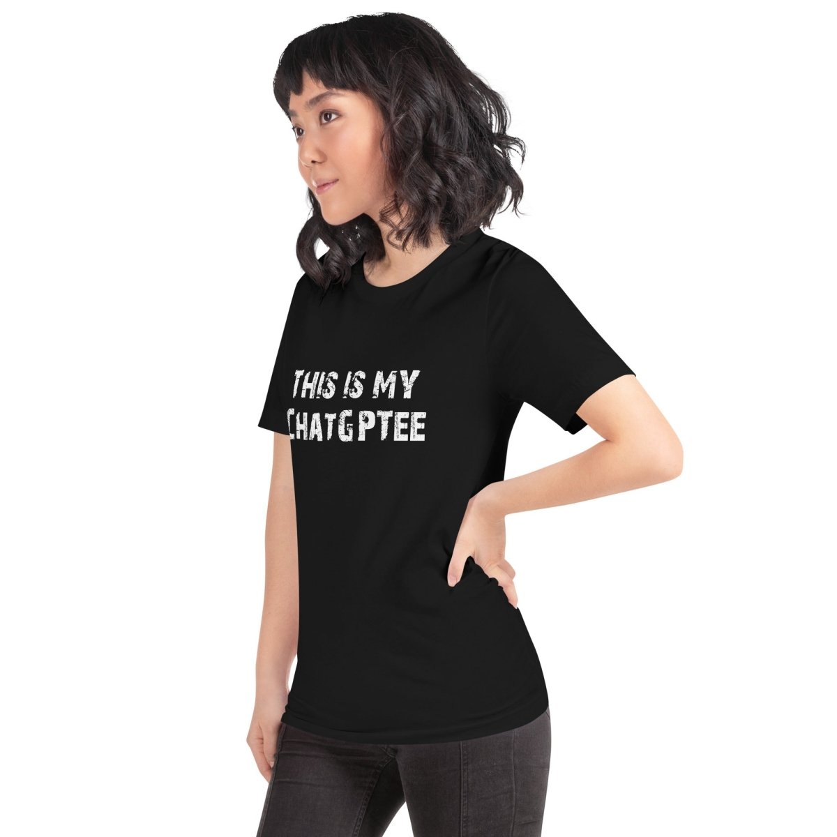 This is my ChatGPTee T-Shirt (unisex) - Black - AI Store