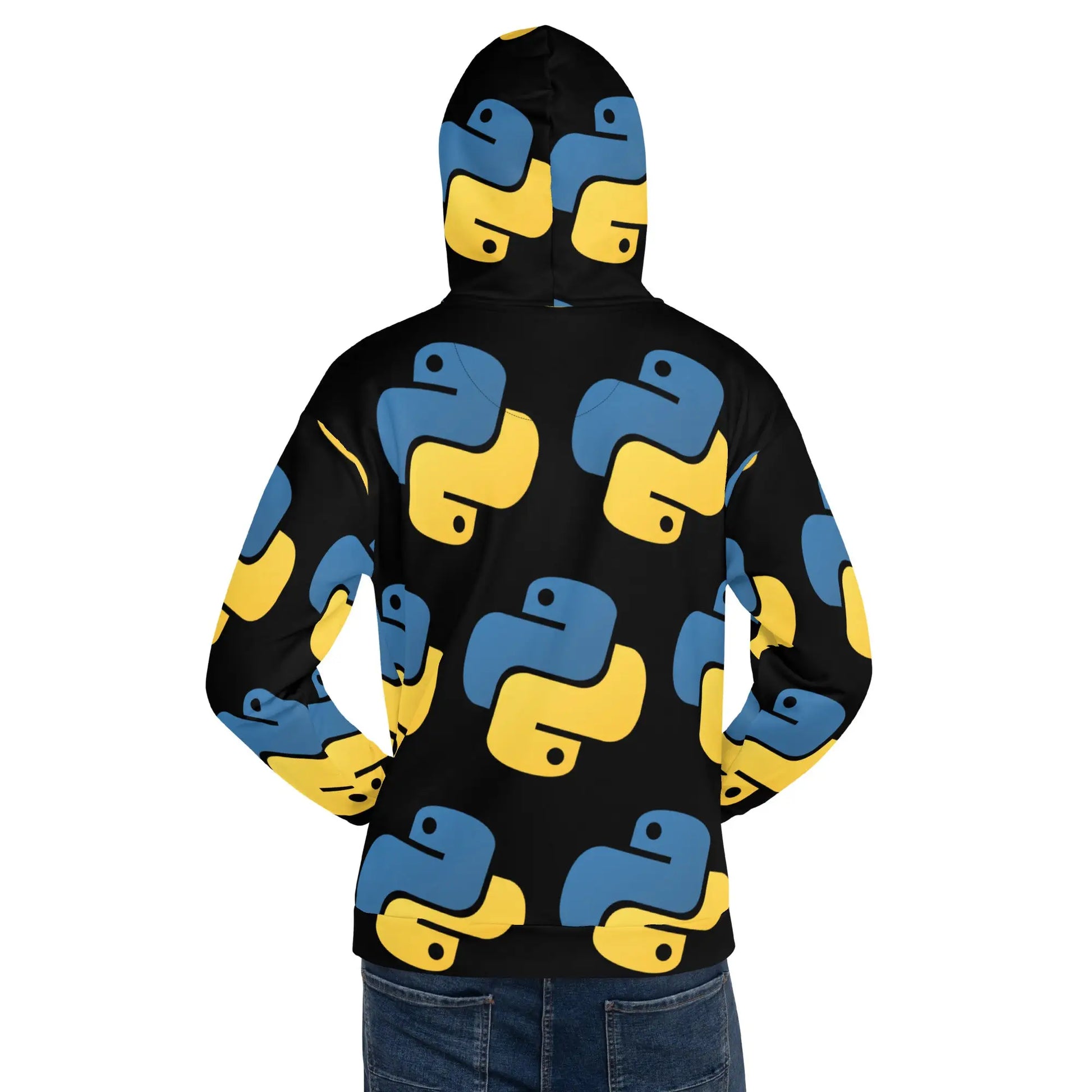 Tilted Python Icon Hoodie (unisex)