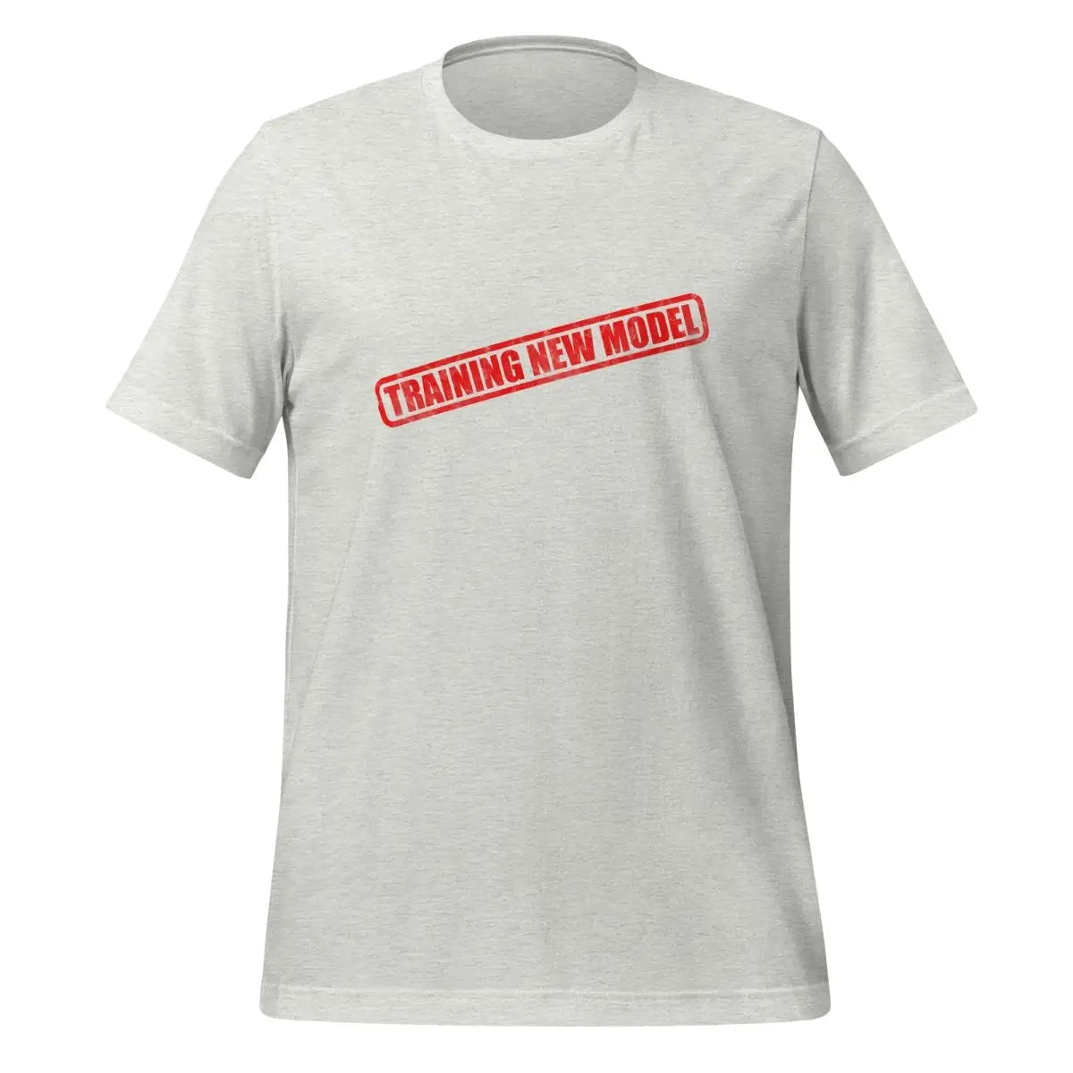 Training New Model Stamp T-Shirt (unisex) - Ash / M