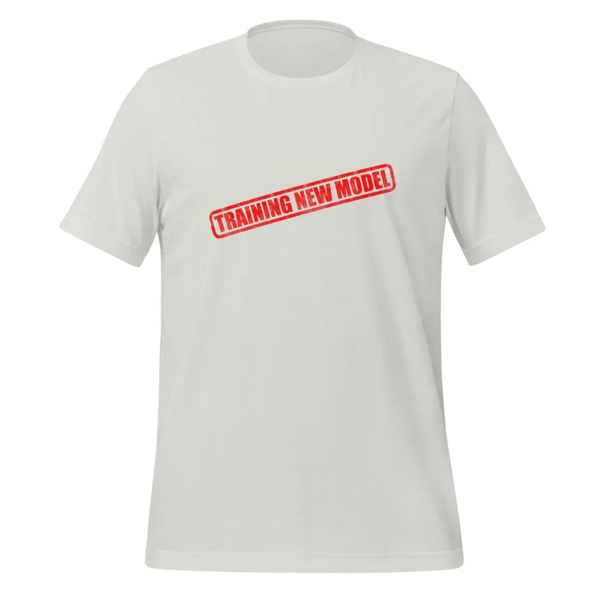 Training New Model Stamp T-Shirt (unisex) - Silver / M