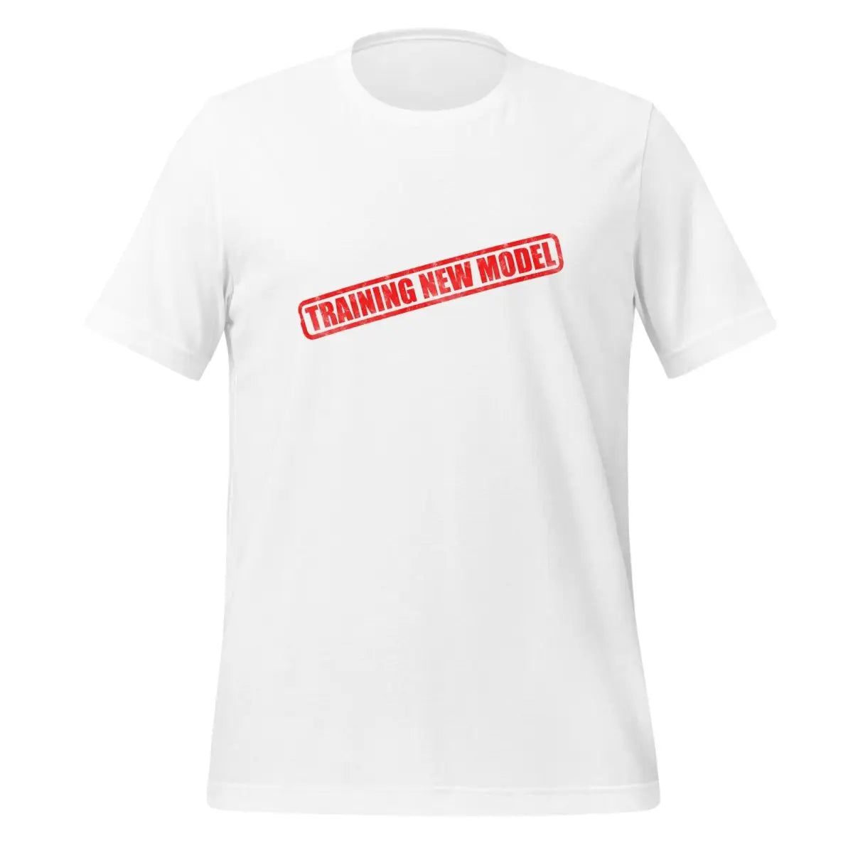 Training New Model Stamp T-Shirt (unisex) - White / M