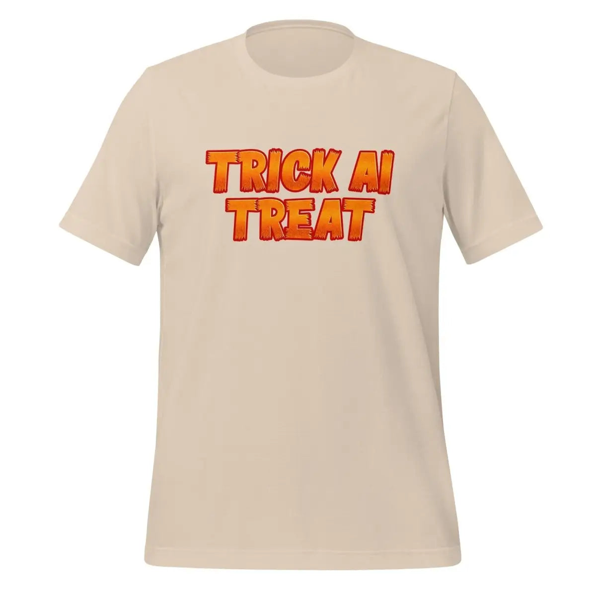 TRICK AI TREAT T-Shirt (unisex) 🎃 - Soft Cream / M