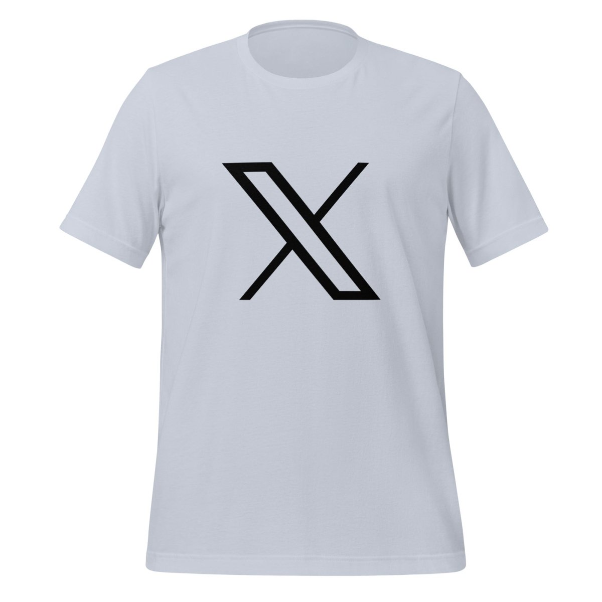 Twitter X Black Logo T - Shirt (unisex) - Light Blue - AI Store