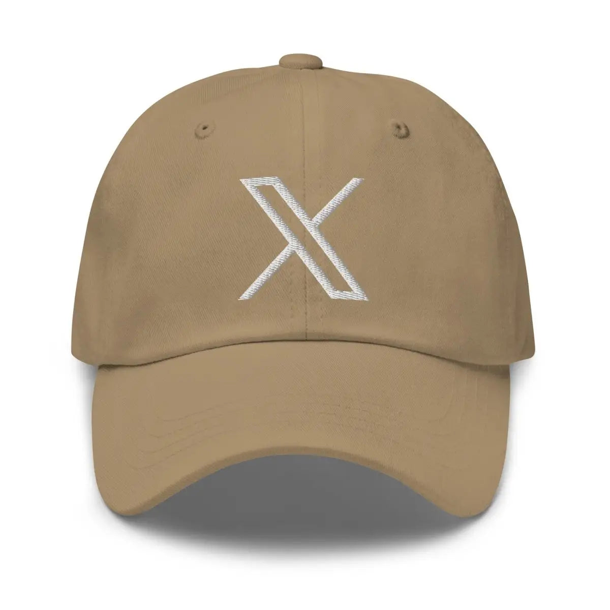 Twitter X Logo Cap - Khaki