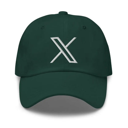 Twitter X Logo Cap - Spruce