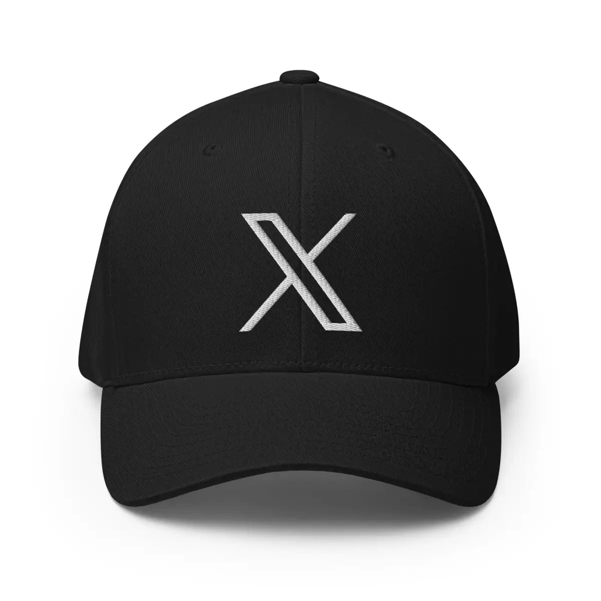 Twitter X Logo Closed-Back Baseball Cap - Black / S/M