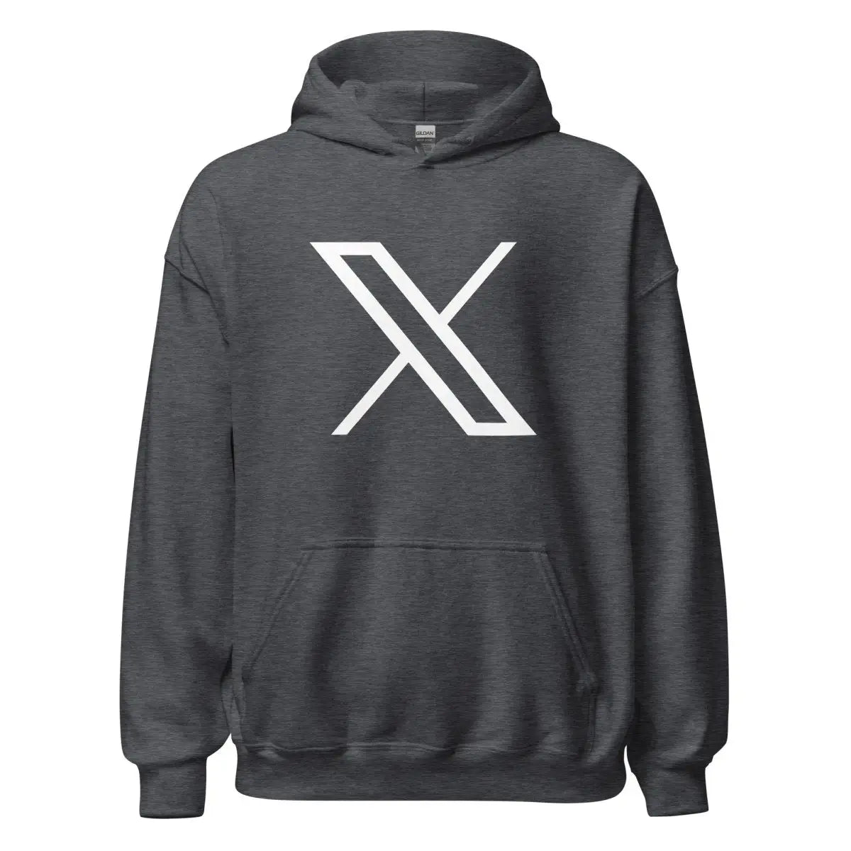 Twitter X Logo Hoodie (unisex) - Dark Heather / M