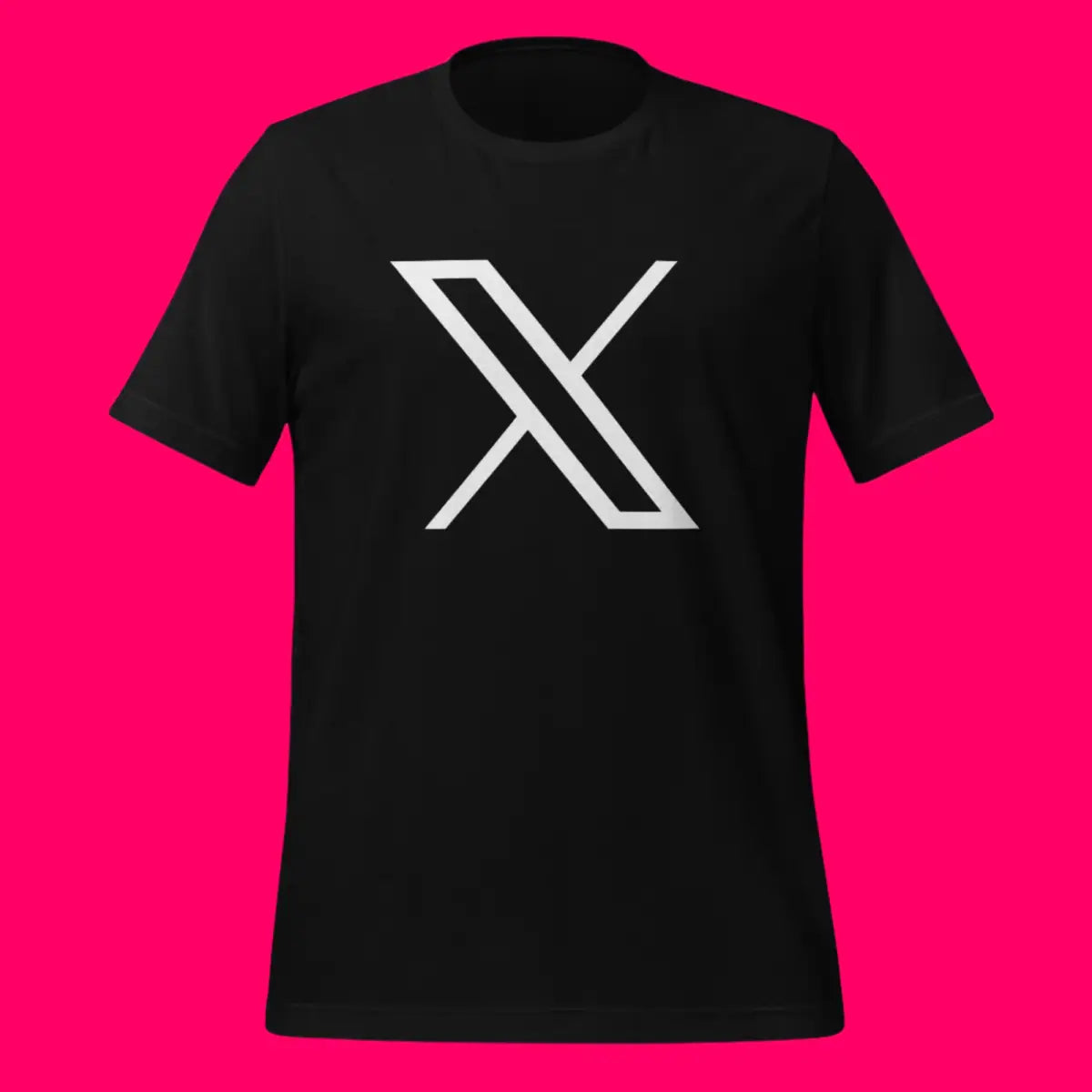 The Twitter x Logo T-shirt (unisex).