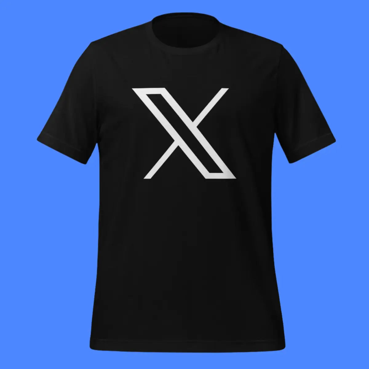 The Twitter x Logo T-shirt (unisex).