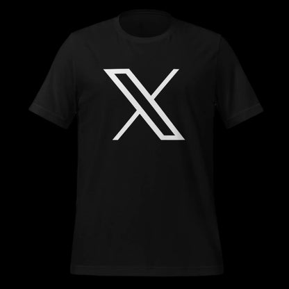 The Twitter x Logo T-shirt (unisex).