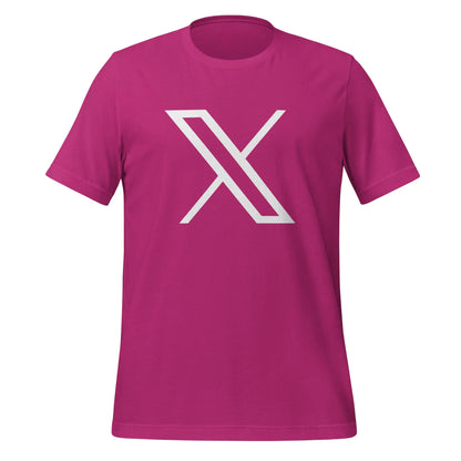 The Twitter x Logo T-shirt (unisex) Berry / m.