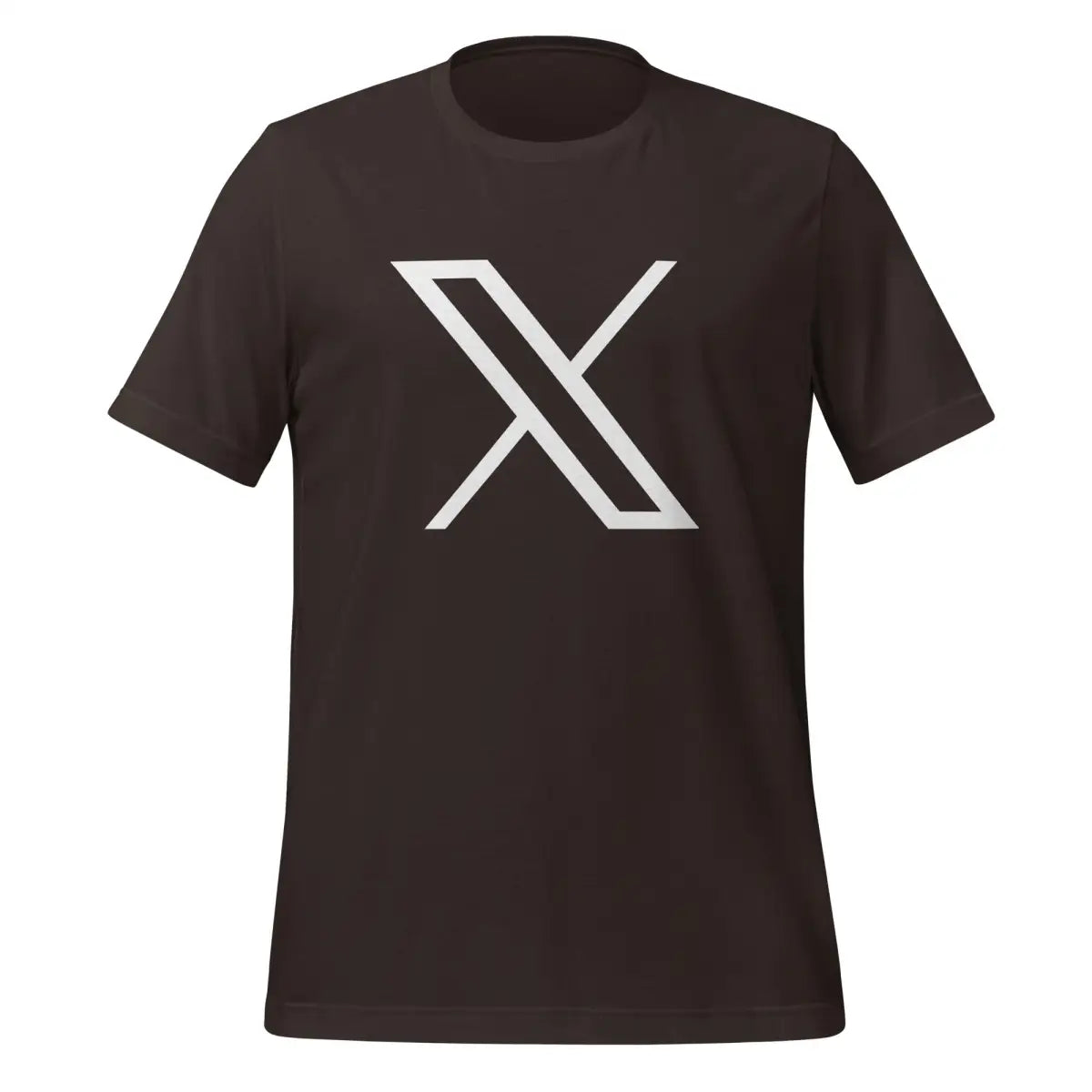 The Twitter x Logo T-shirt (unisex) Brown / m.