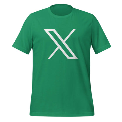 Twitter X Logo T-Shirt (unisex) - Kelly / M