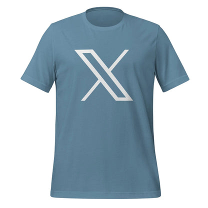 The Twitter x Logo T-shirt (unisex) Steel Blue / m.