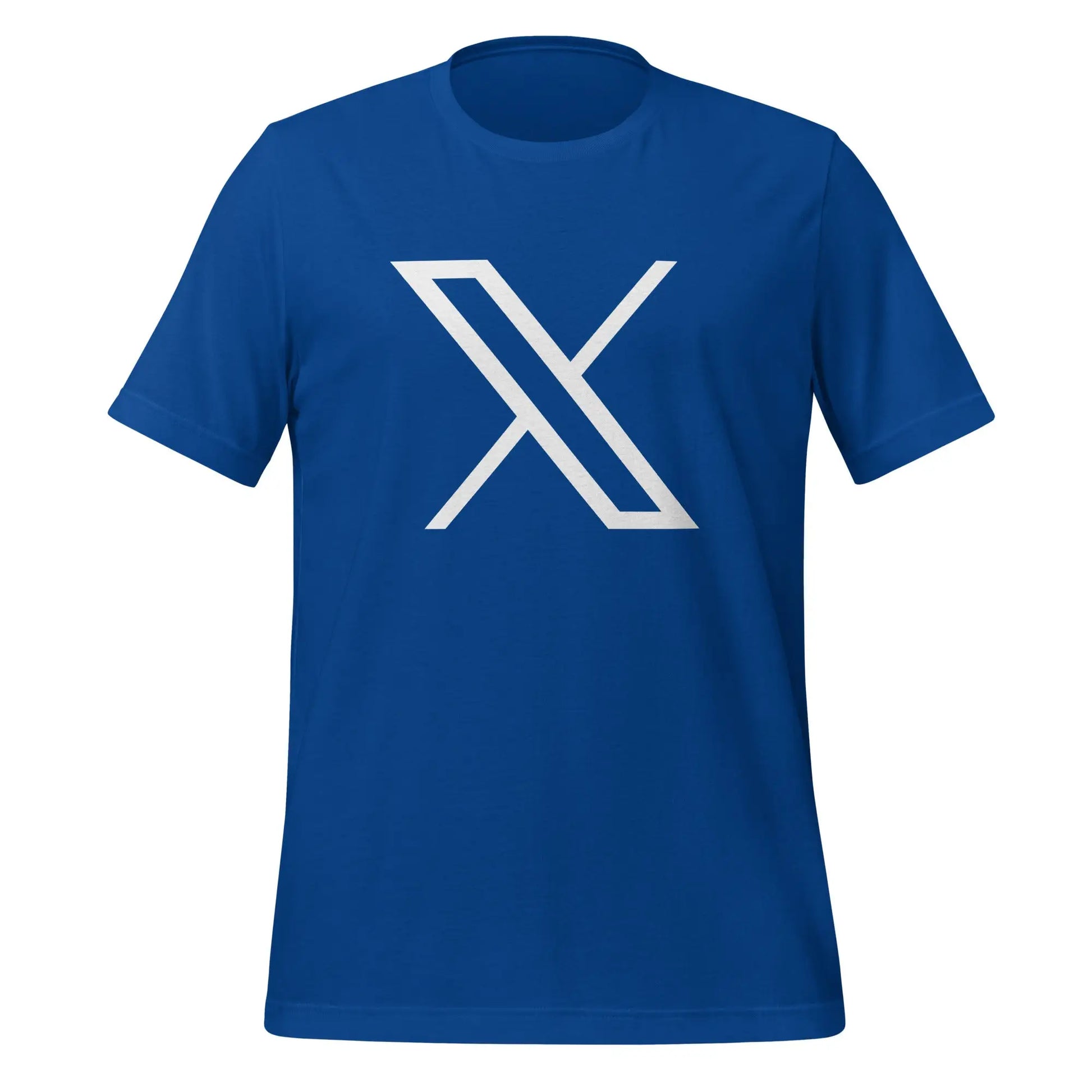 Twitter X Logo T-Shirt (unisex) - True Royal / M