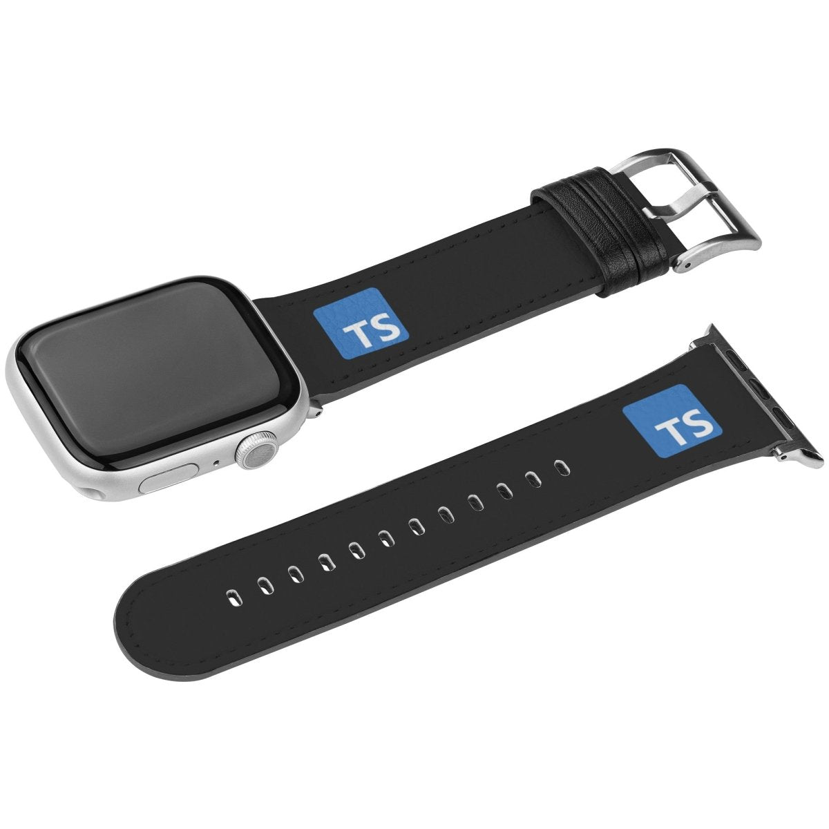 TypeScript Logo Apple Watch Band - Black - AI Store