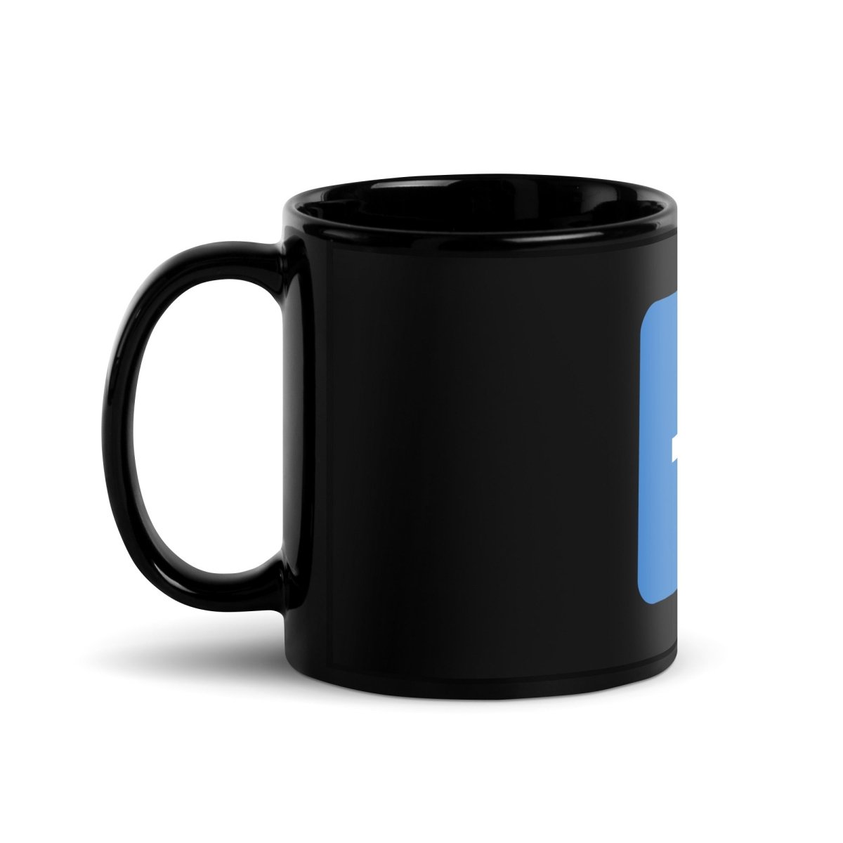 TypeScript Logo Black Glossy Mug - 11 oz - AI Store