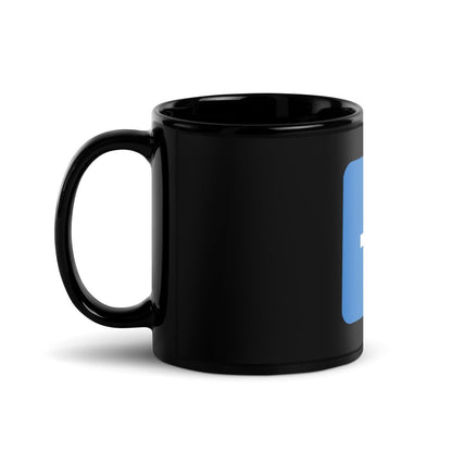 TypeScript Logo Black Glossy Mug - 11 oz - AI Store