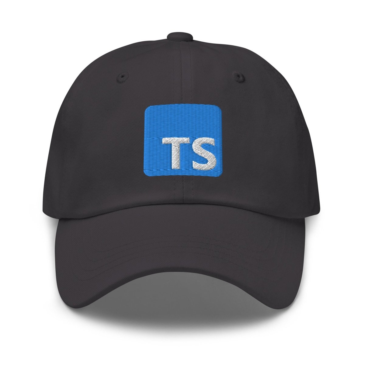 TypeScript Logo Embroidered Cap - Dark Grey - AI Store