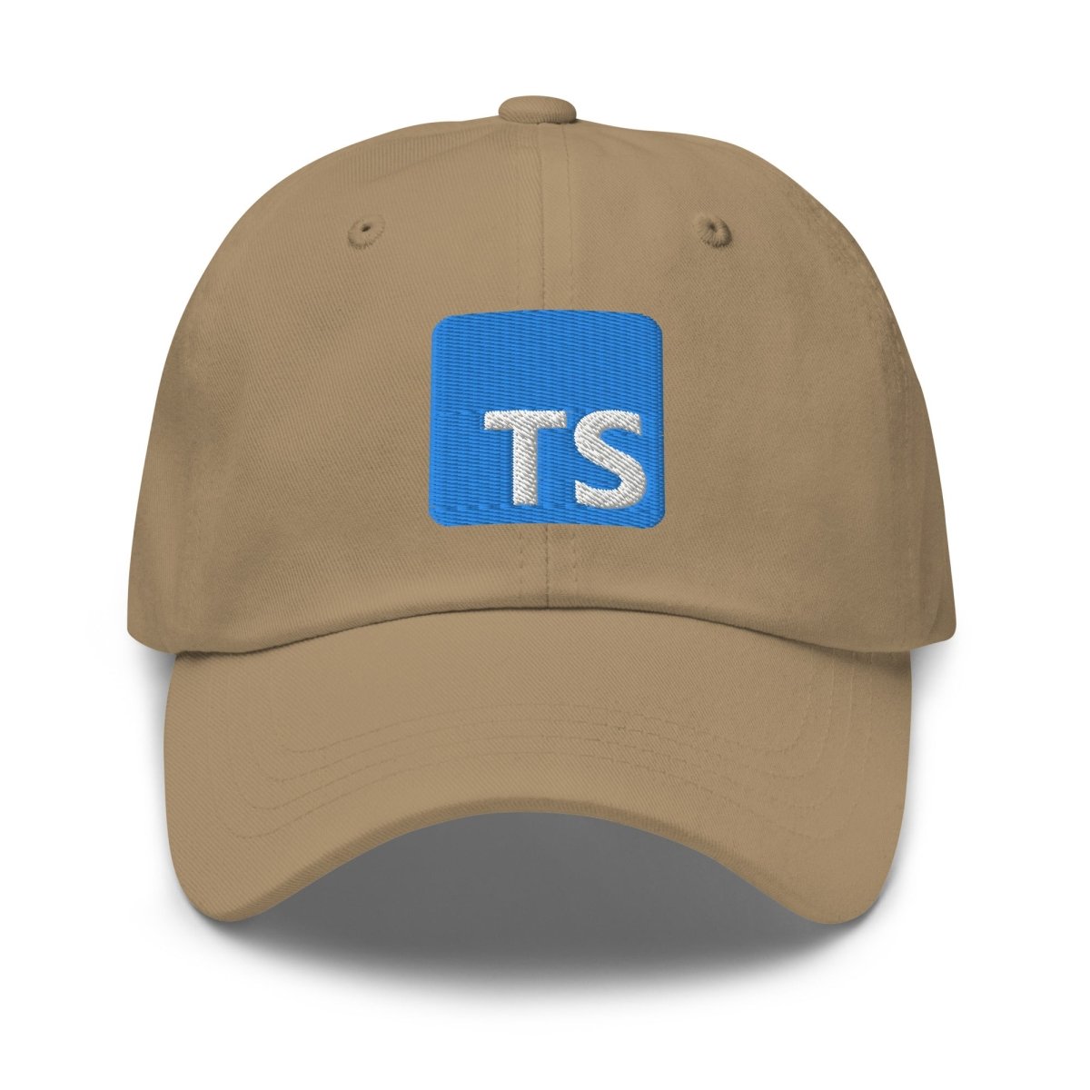 TypeScript Logo Embroidered Cap - Khaki - AI Store