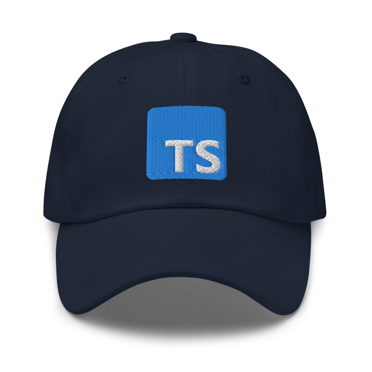 TypeScript Logo Embroidered Cap - Navy - AI Store