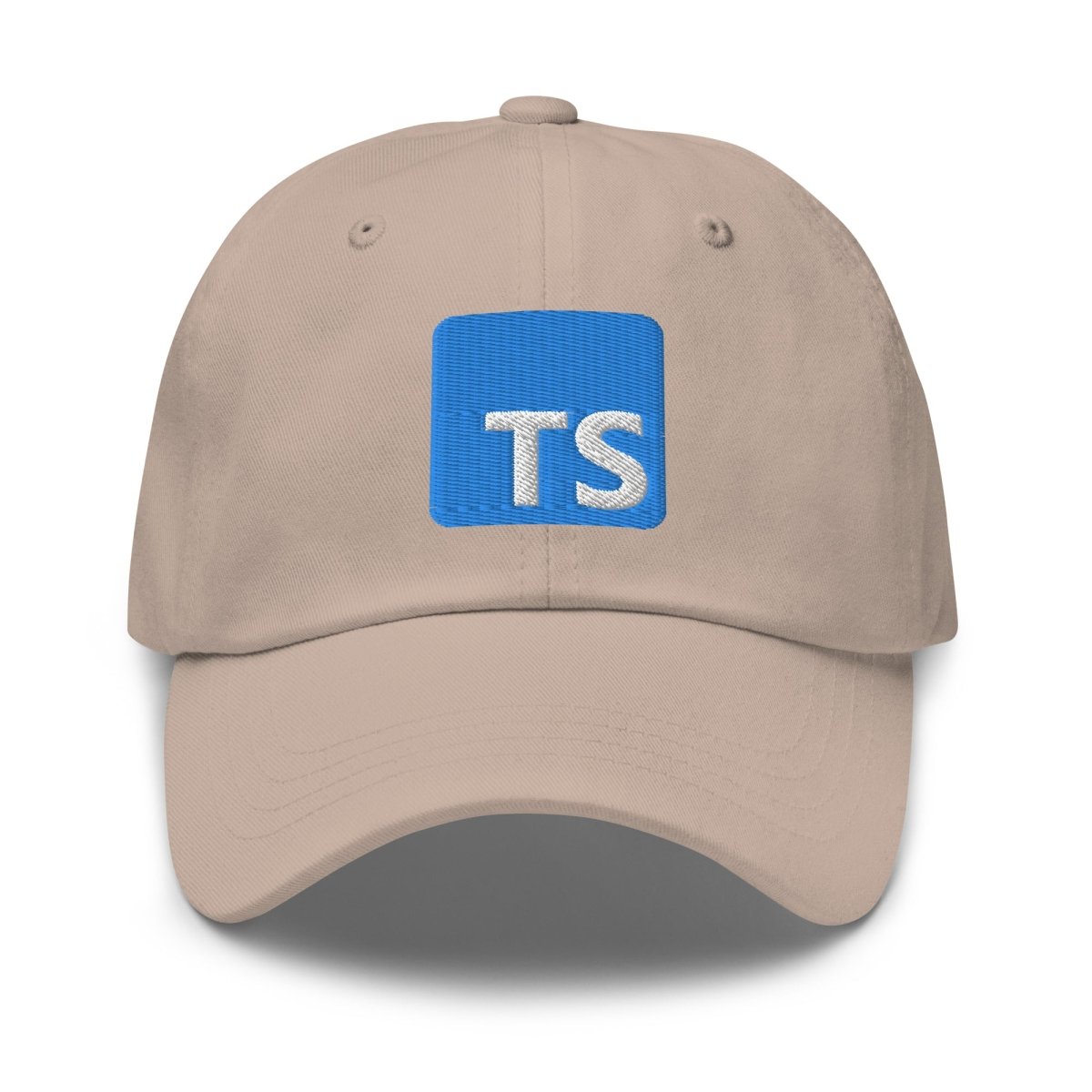 TypeScript Logo Embroidered Cap - Stone - AI Store