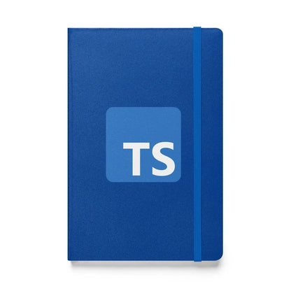 TypeScript Logo Hardcover Bound Notebook - Blue