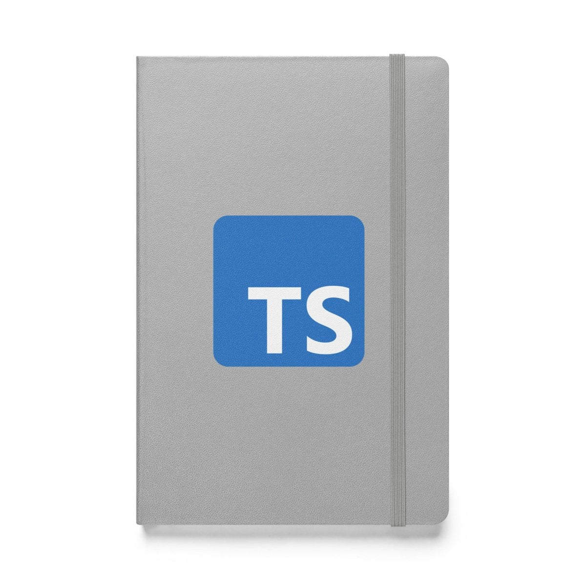 TypeScript Logo Hardcover Bound Notebook - Silver - AI Store