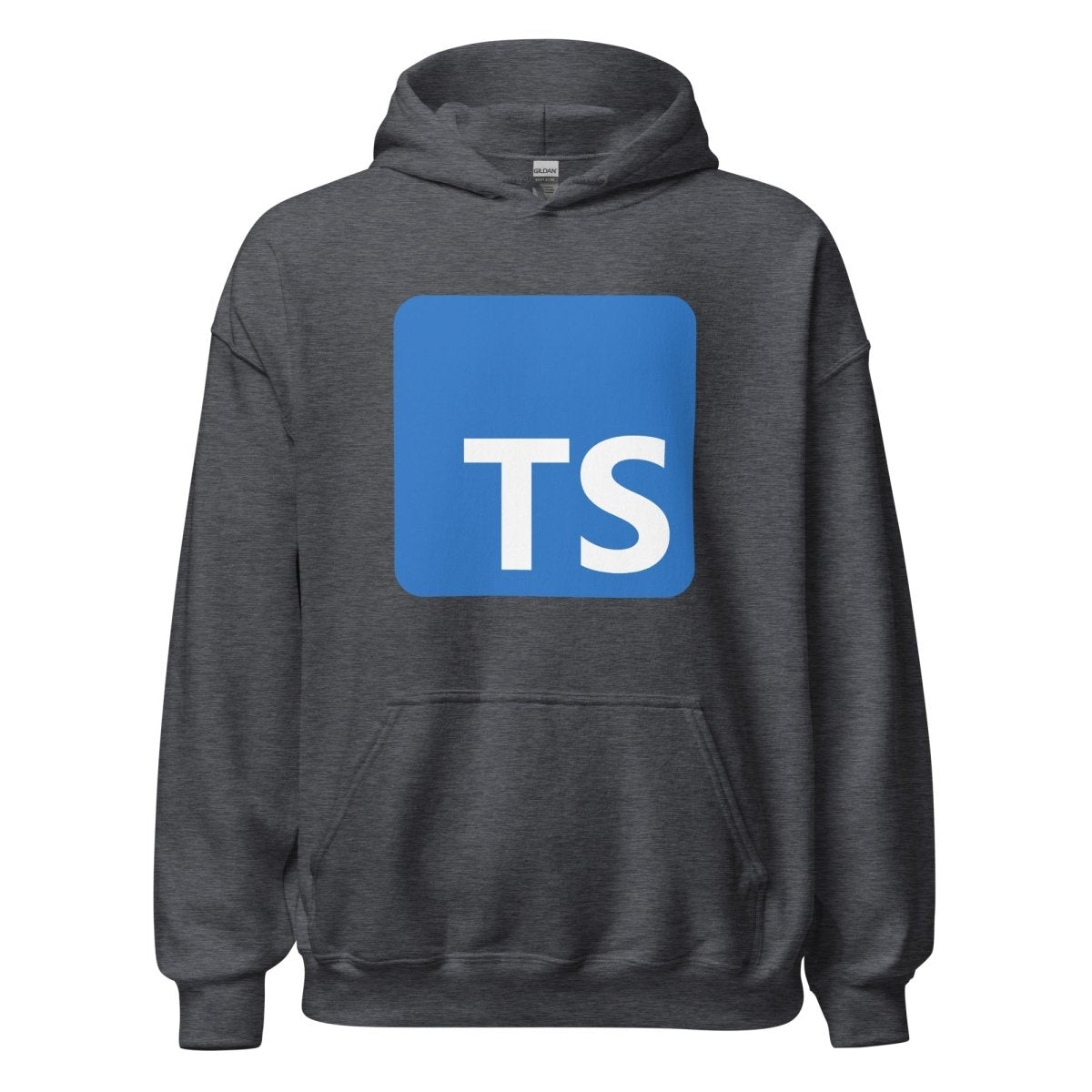 TypeScript Logo Hoodie (unisex) - Dark Heather - AI Store