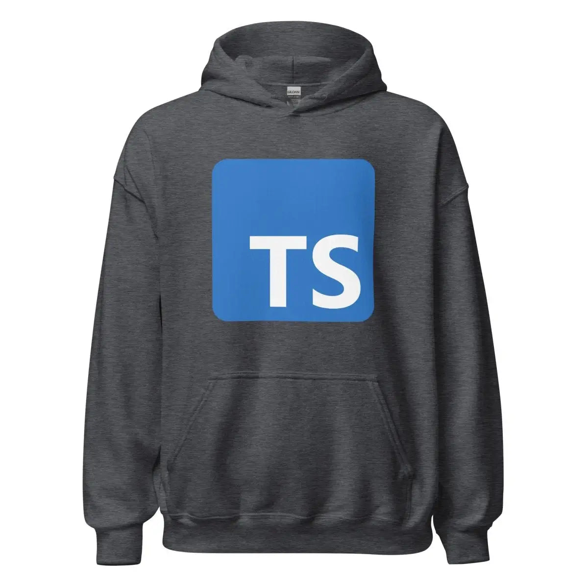 TypeScript Logo Hoodie (unisex) - Dark Heather / M