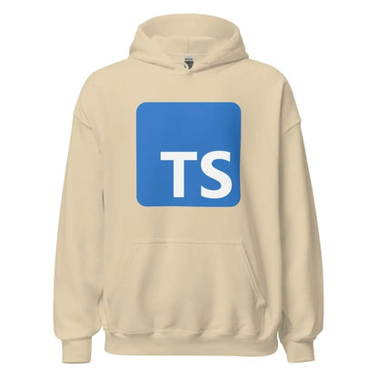 TypeScript Logo Hoodie (unisex) - Sand / M