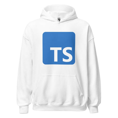 TypeScript Logo Hoodie (unisex) - White - AI Store