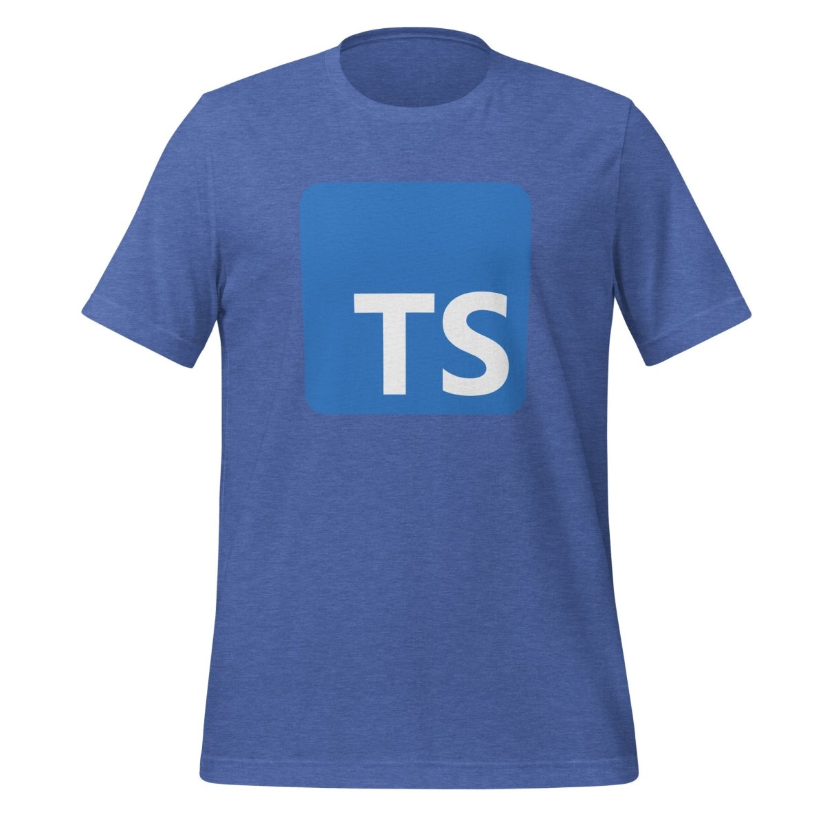 TypeScript Logo T-Shirt (unisex) - Heather True Royal - AI Store