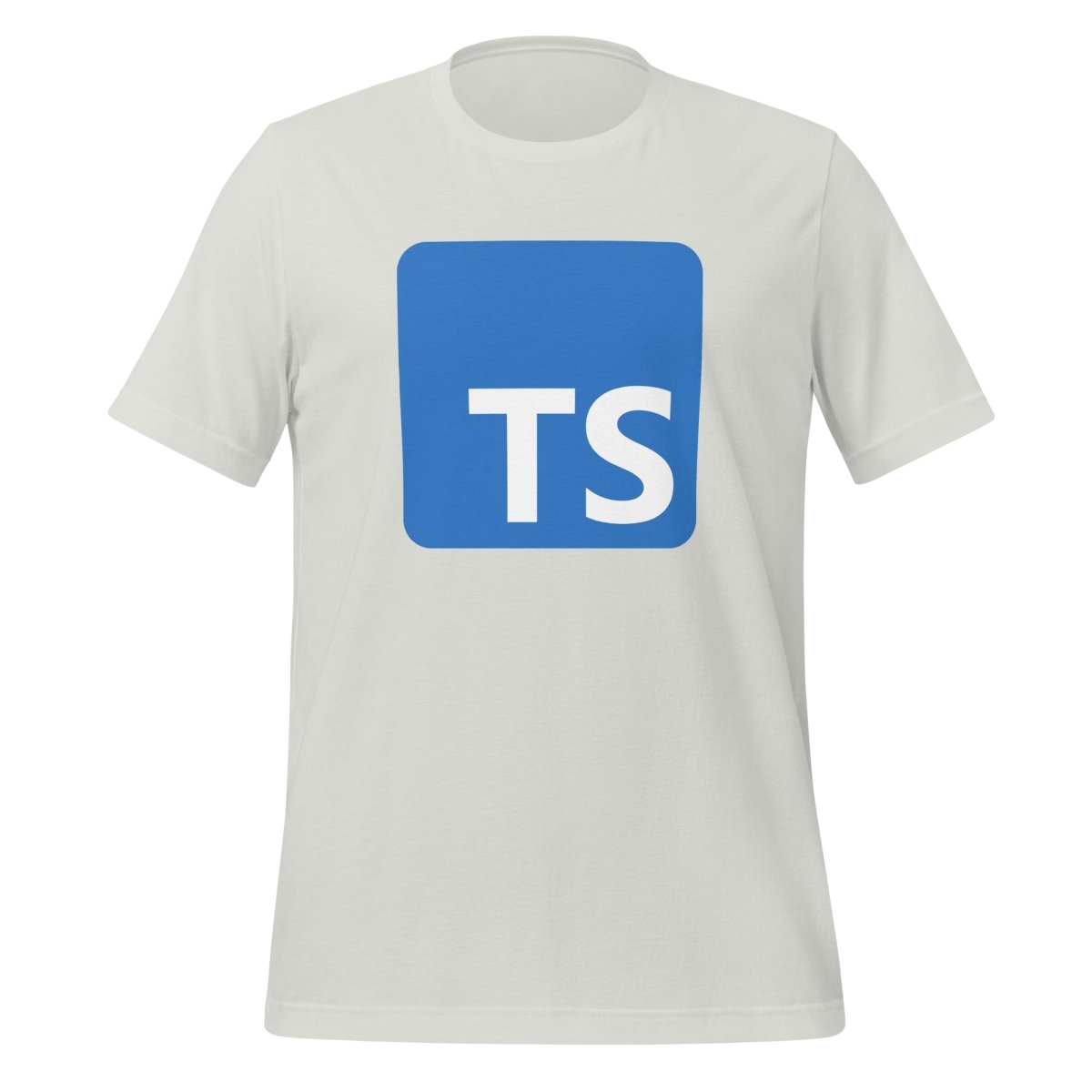 TypeScript Logo T-Shirt (unisex) - Silver - AI Store