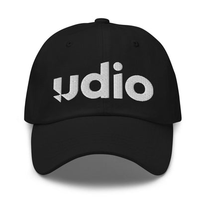 Udio Logo Embroidered Cap - Black - AI Store