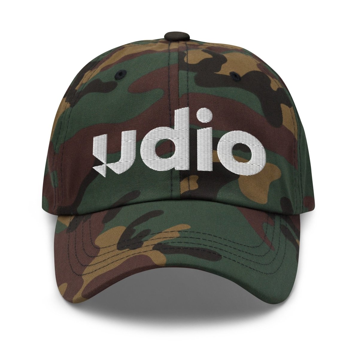 Udio Logo Embroidered Cap - Green Camo - AI Store