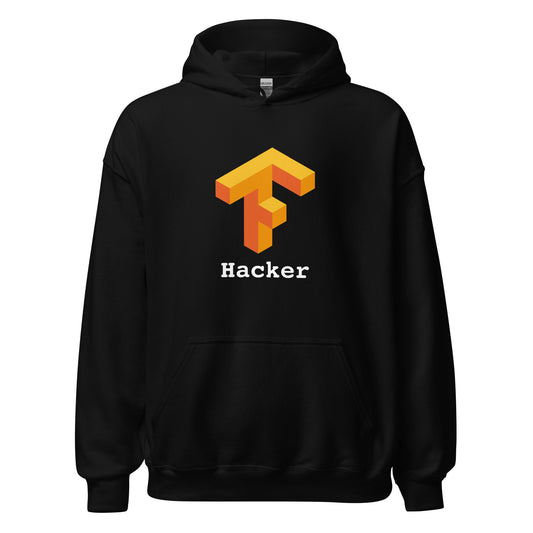 TensorFlow 1 Hacker Hoodie (unisex) - Black - AI Store