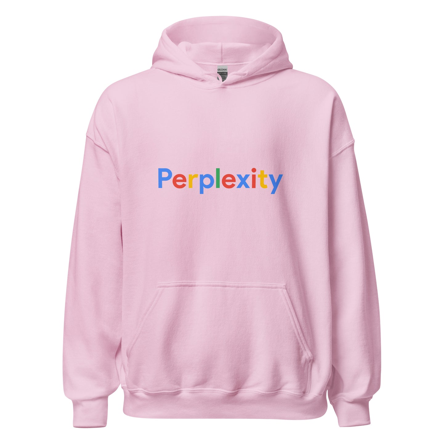 Perplexity Search Logo Hoodie (unisex) - Light Pink - AI Store