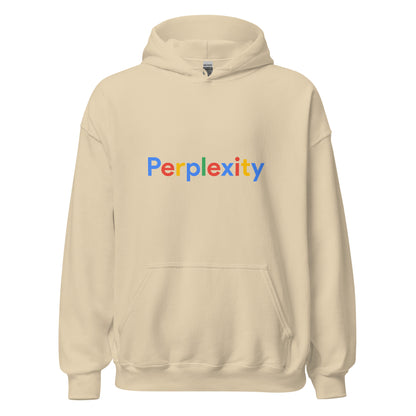 Perplexity Search Logo Hoodie (unisex) - Sand - AI Store