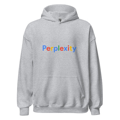 Perplexity Search Logo Hoodie (unisex) - Sport Grey - AI Store