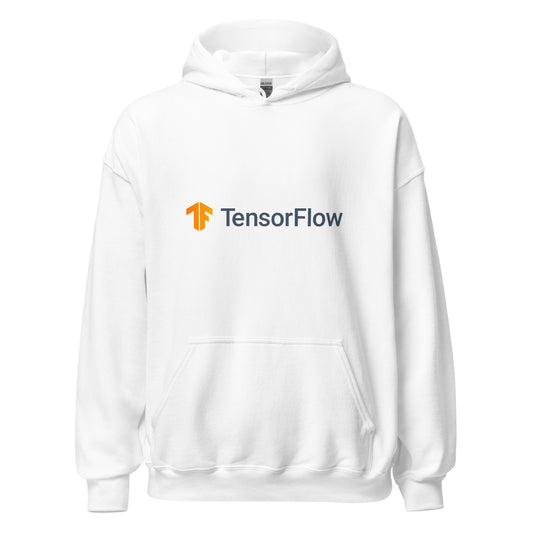TensorFlow 2 Logo Hoodie (unisex) - White - AI Store