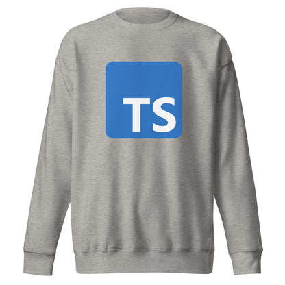 Premium TypeScript Logo Sweatshirt (unisex)