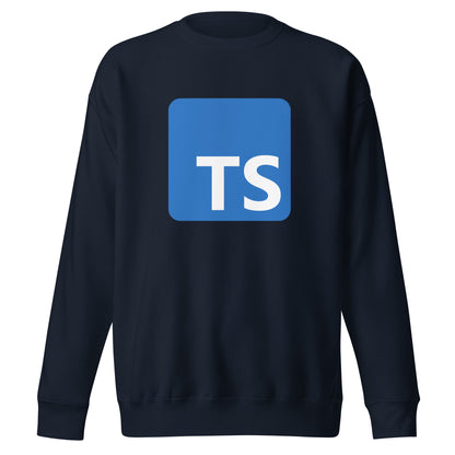 Premium TypeScript Logo Sweatshirt (unisex)