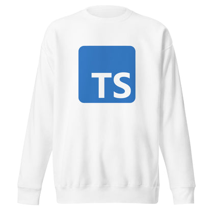 Premium TypeScript Logo Sweatshirt (unisex)