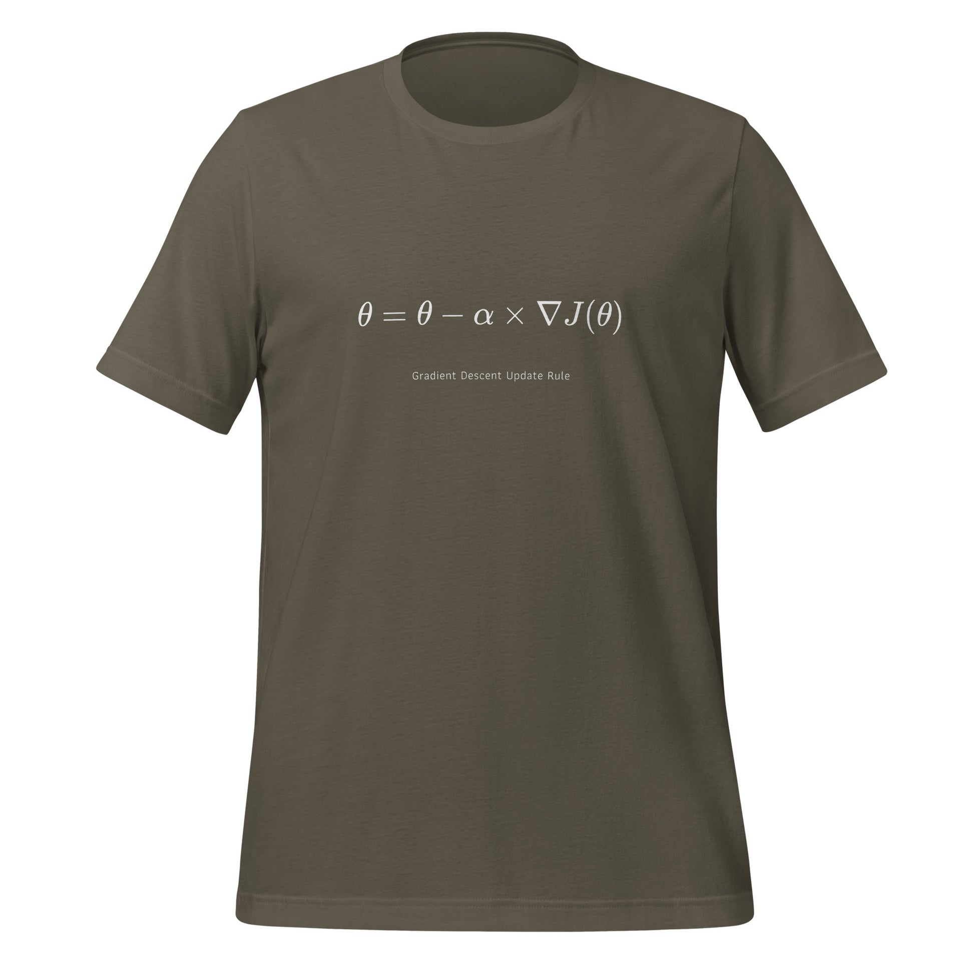 Gradient Descent Update Rule T - Shirt (unisex) - Army - AI Store