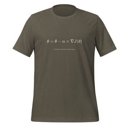 Gradient Descent Update Rule T - Shirt (unisex) - Army - AI Store