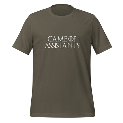 Game of Assistants T-Shirt (unisex) - Army - AI Store