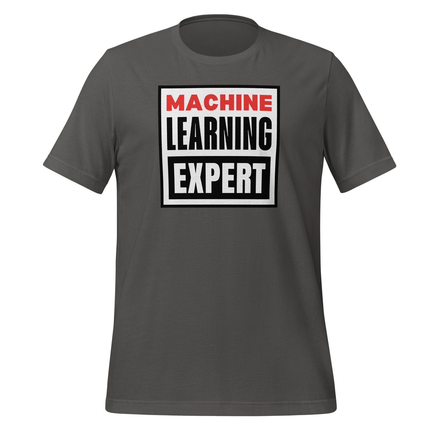 Machine Learning Expert Vision T-Shirt (unisex) - Asphalt - AI Store