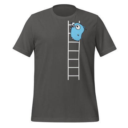 Go Gopher on Ladder T-Shirt (unisex)