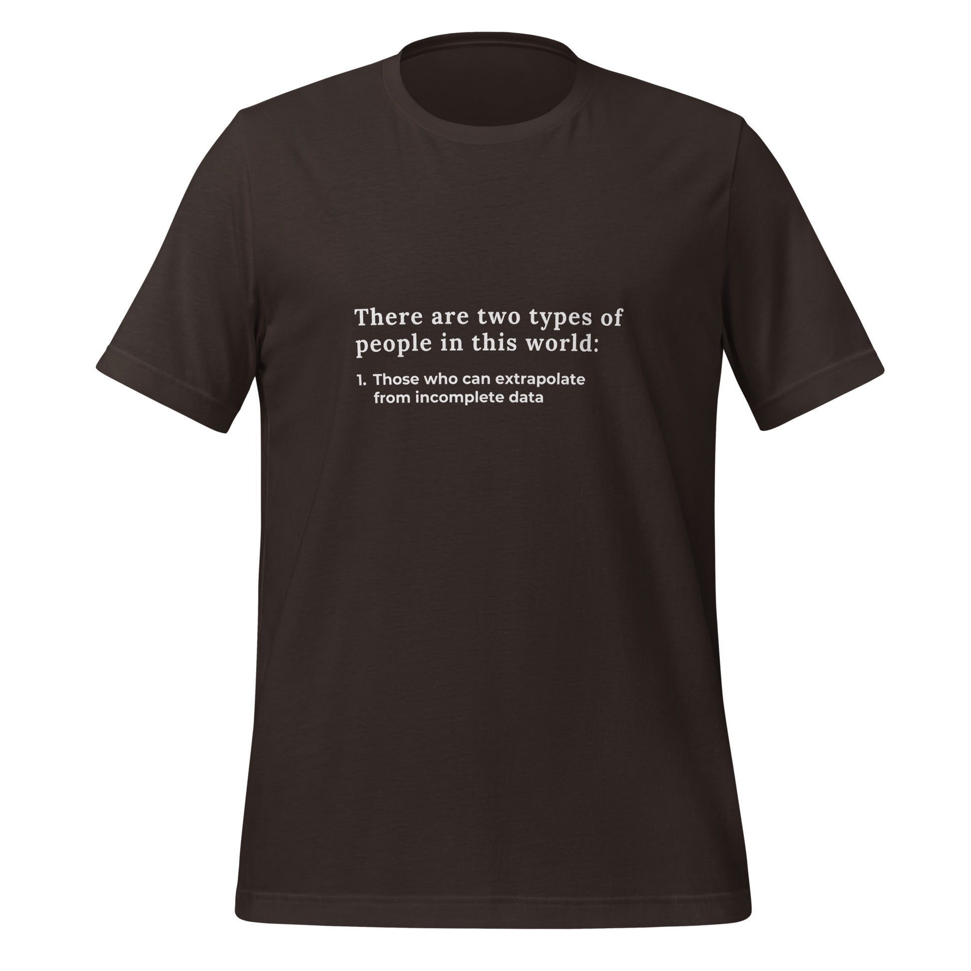 Extrapolation T - Shirt (unisex) - Brown - AI Store
